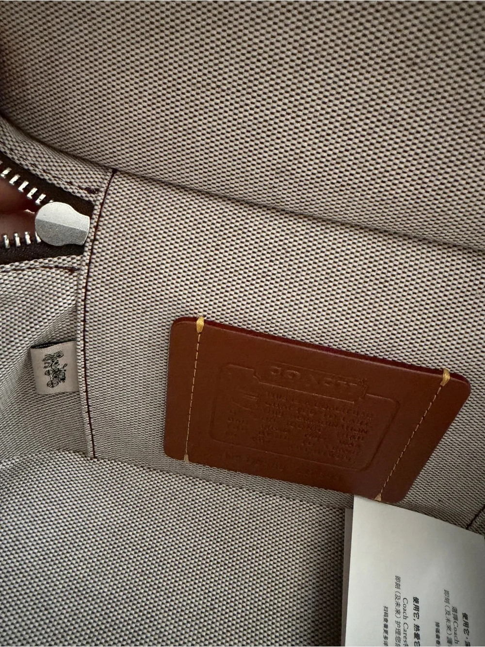Coach Brown Leather Top-Handle Crossbody Bag